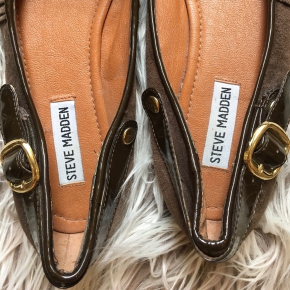 Steve Madden Brown Suede Ballet Flats - Picture 3 of 6